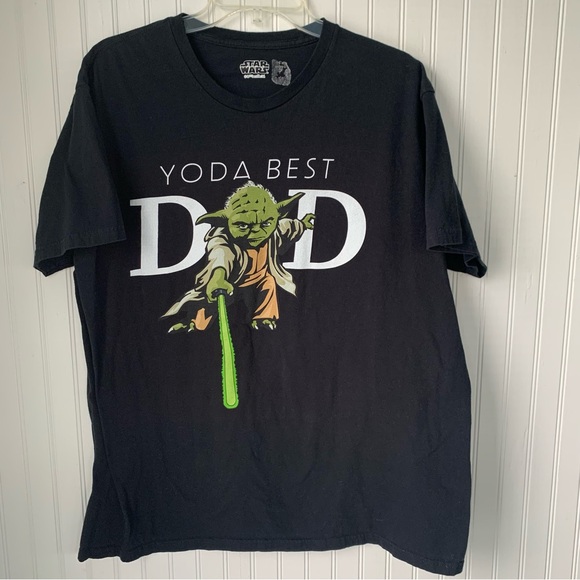 Star Wars Black Tee (XL) with Yoda Graphic - Picture 2 of 4
